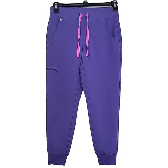 Figs Zamora joggers scrub pants in color amethyst purple size XS Petite length - Picture 1 of 14